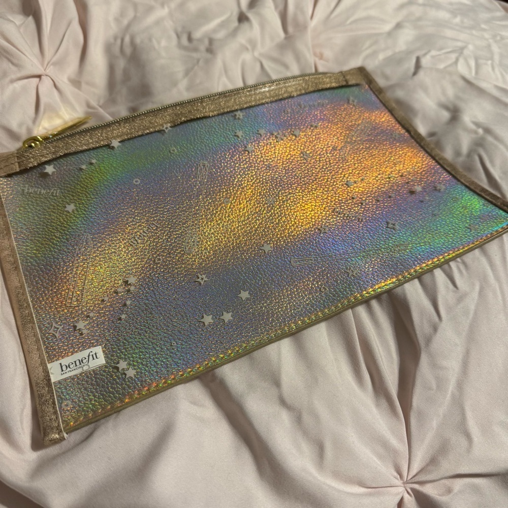 Benefit Iridescent Starry Cosmetic Pouch - Picture 2 of 3